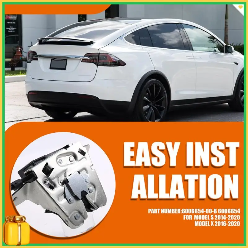 

Premium 6006654-00-B Trunk Door Lock Actuator For Tesla Model S 2014-2020 Model X 2016-2020 Rear Cover Lock Machine 6006654