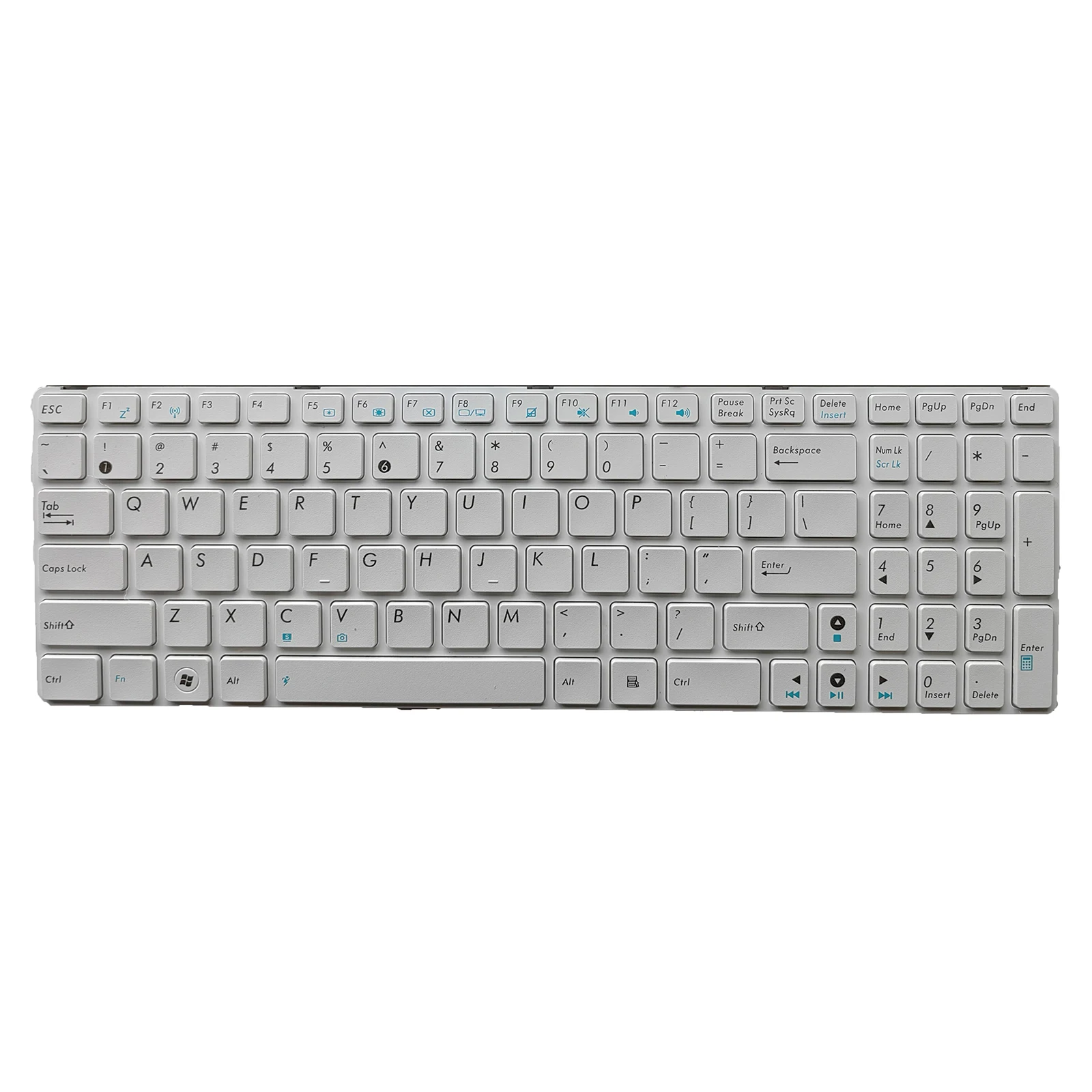 لوحة مفاتيح الكمبيوتر المحمول الأمريكية ل ASUS A52 A53 B53 K52 N50 N51 N52 N53 N61 N73 G60 U50 UL50 UX50