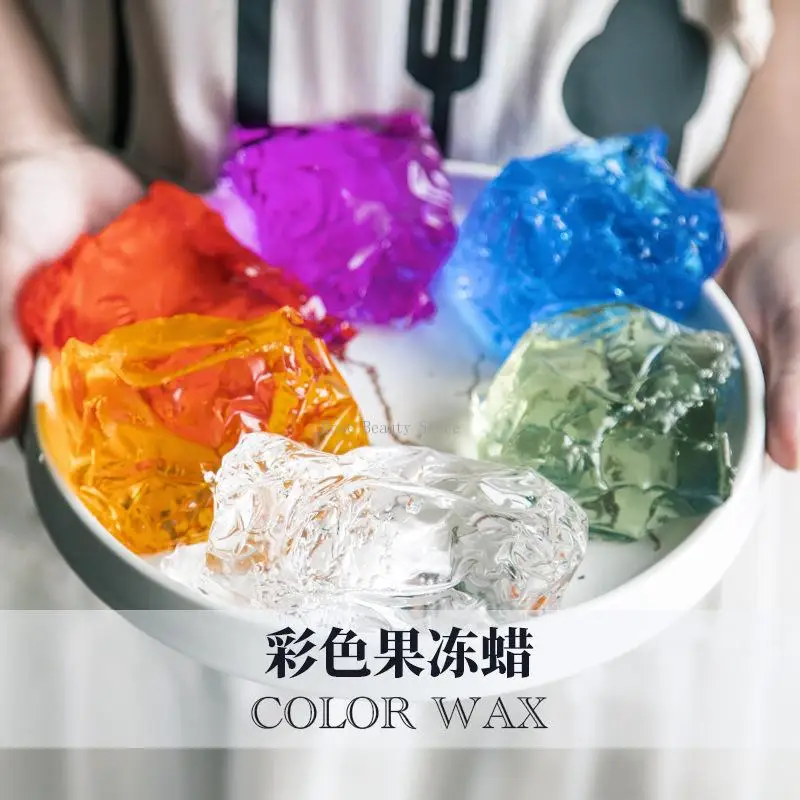 100g Jelly Wax Diy Candle Making Material Transparent Wax Raw Material Crystal Wax Smokeless