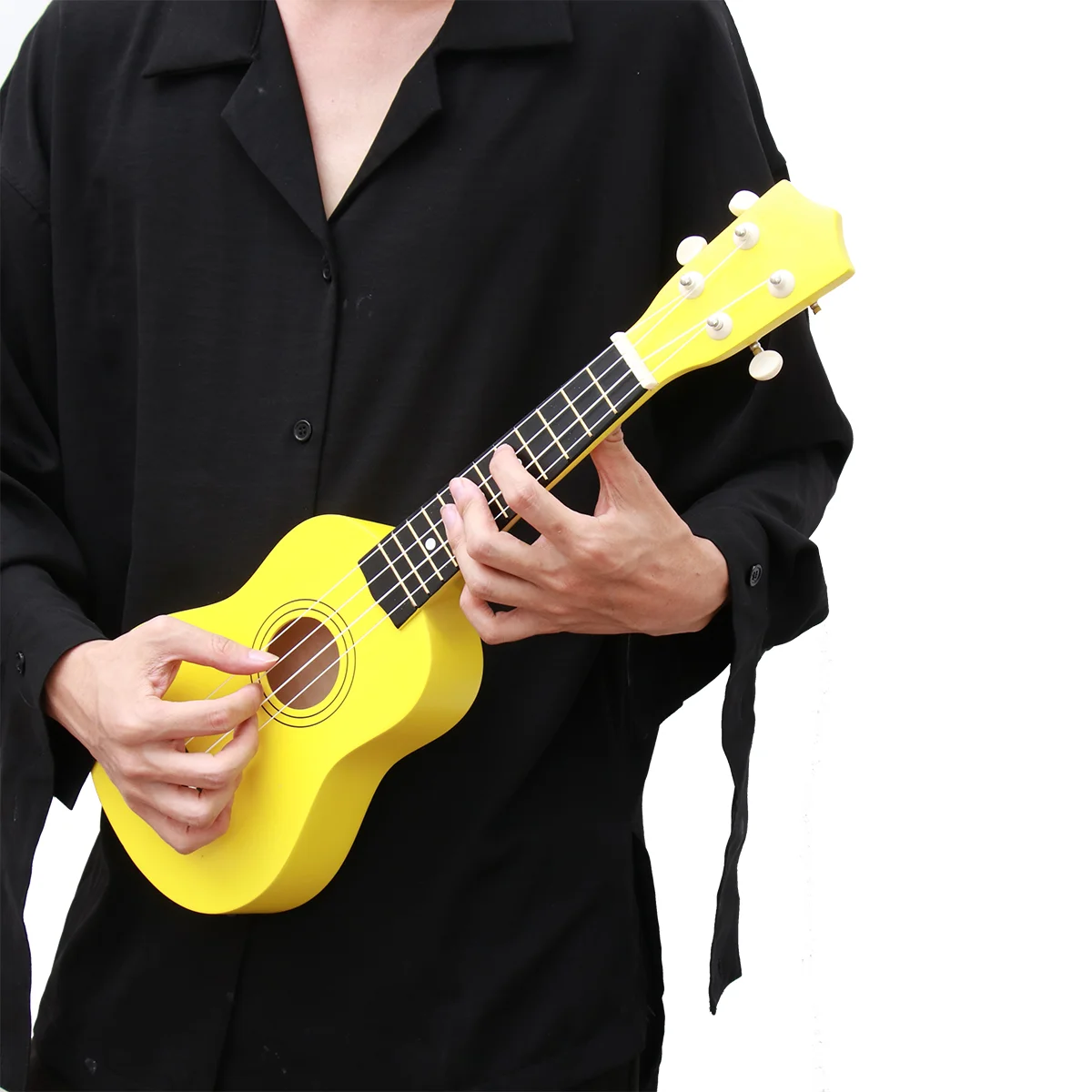 

21 Inches Children’s Toys Music Instrument Vintage Style Acoustic Guitar Simulated Yellow Kids