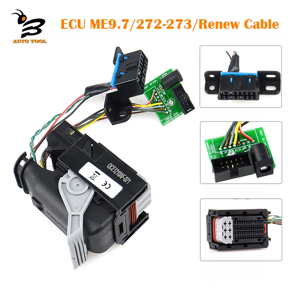 

2024 ECU ME9.7 272 273 Renew Cable ECU Programming Tool for Mercedes for Benz for VVDI MB BGA Device for K-TM100 Auto Repair