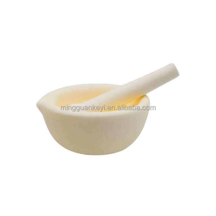 Laboratory Alumina Corundum Ceramic Mortar and Pestle
