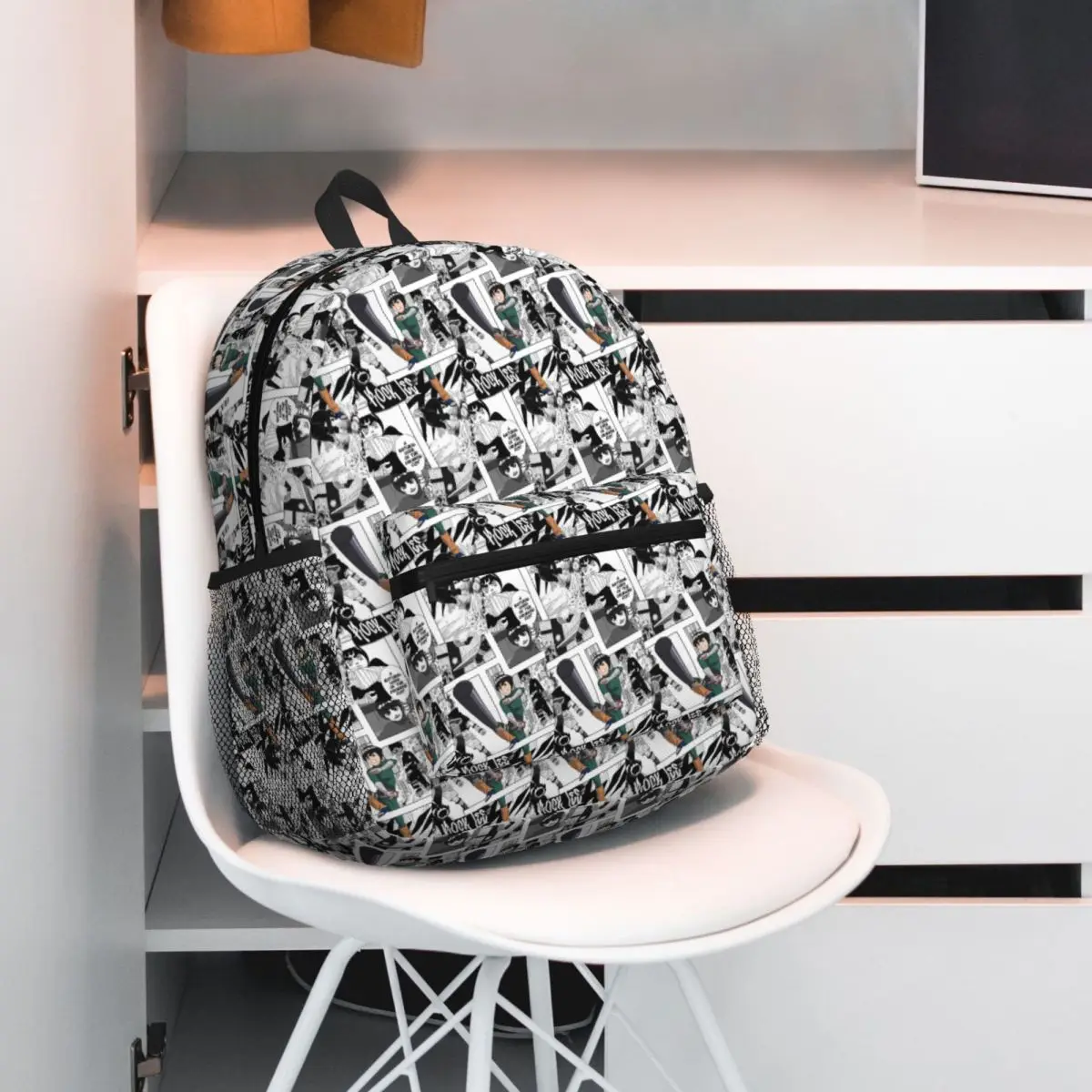 

Rock Lee Student Backpack School Bag Hiking Travel Daypack for Men Women Fashion Bookbag Shoulder Bags