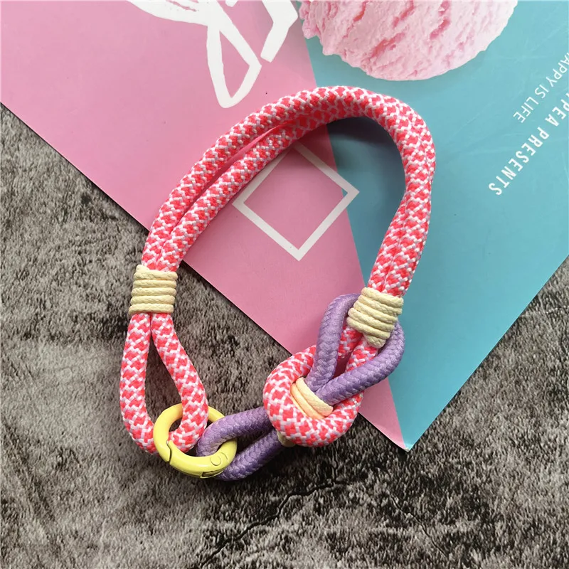 Keychain Cotton Thread Lanyard Color Key Chain