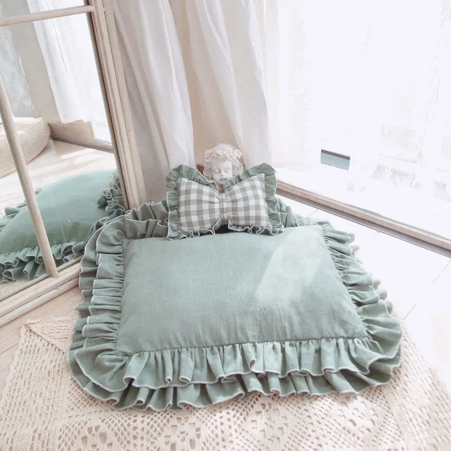 Imagem -05 - Cama Removível e Lavável Princesa Pet Sofá Quente Esteira do Ninho Filhote de Cachorro Interior Elegante Fofo Princesa Gato Cão Pequeno