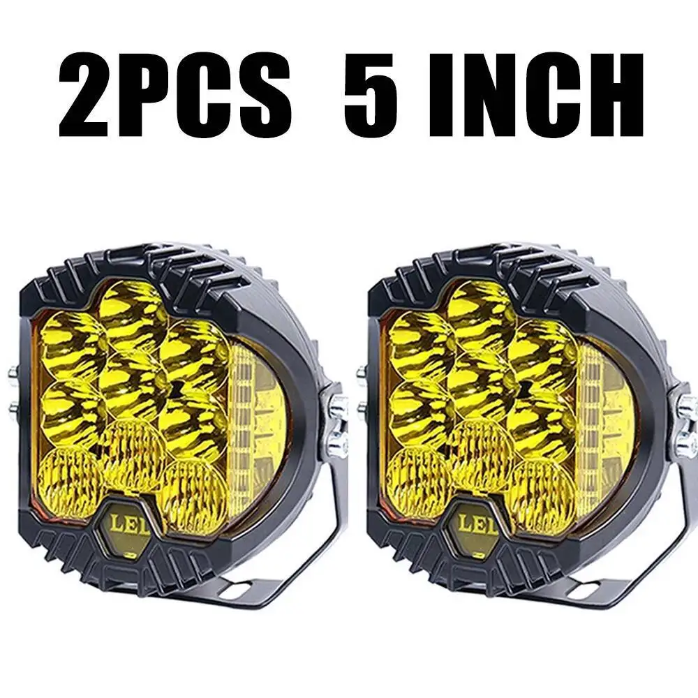 3 ''5'' 7 ''Automobiel LED Sport Werklampen Voor Lada Offroad 4X4 Voertuig Extra verlichting Led 7 INCH Combo Rijden Lamp Koplamp