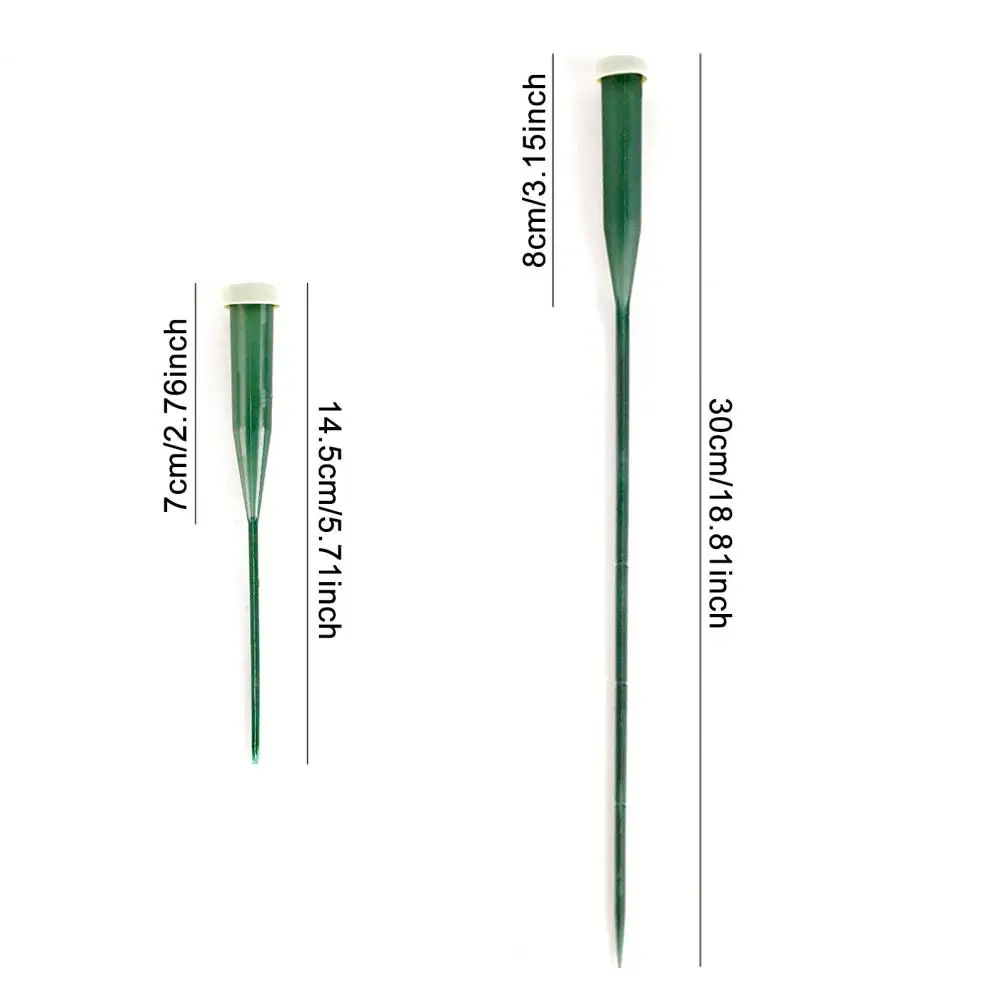 25 قطعة 6 بوصة/12 بوصة زهرة أنبوب قابلة لإعادة الاستخدام الأخضر الأزهار أنابيب المياه البلاستيك الجذعية أنابيب المياه مع قبعات سيليكون لوازم بائع الزهور #6