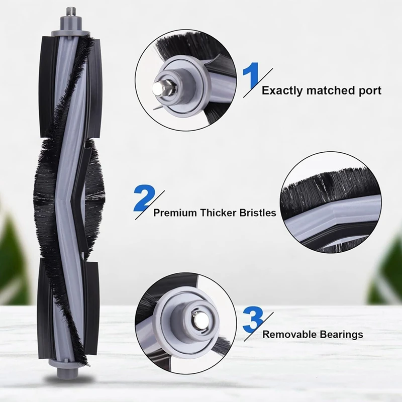 Ersatzzubehör für Ecovacs Deebot X2 Omni / X2 / X2 Pro / DEX86: Hauptseitenbürste, Hepa-Filter, Wischtuch, Staubbeutel