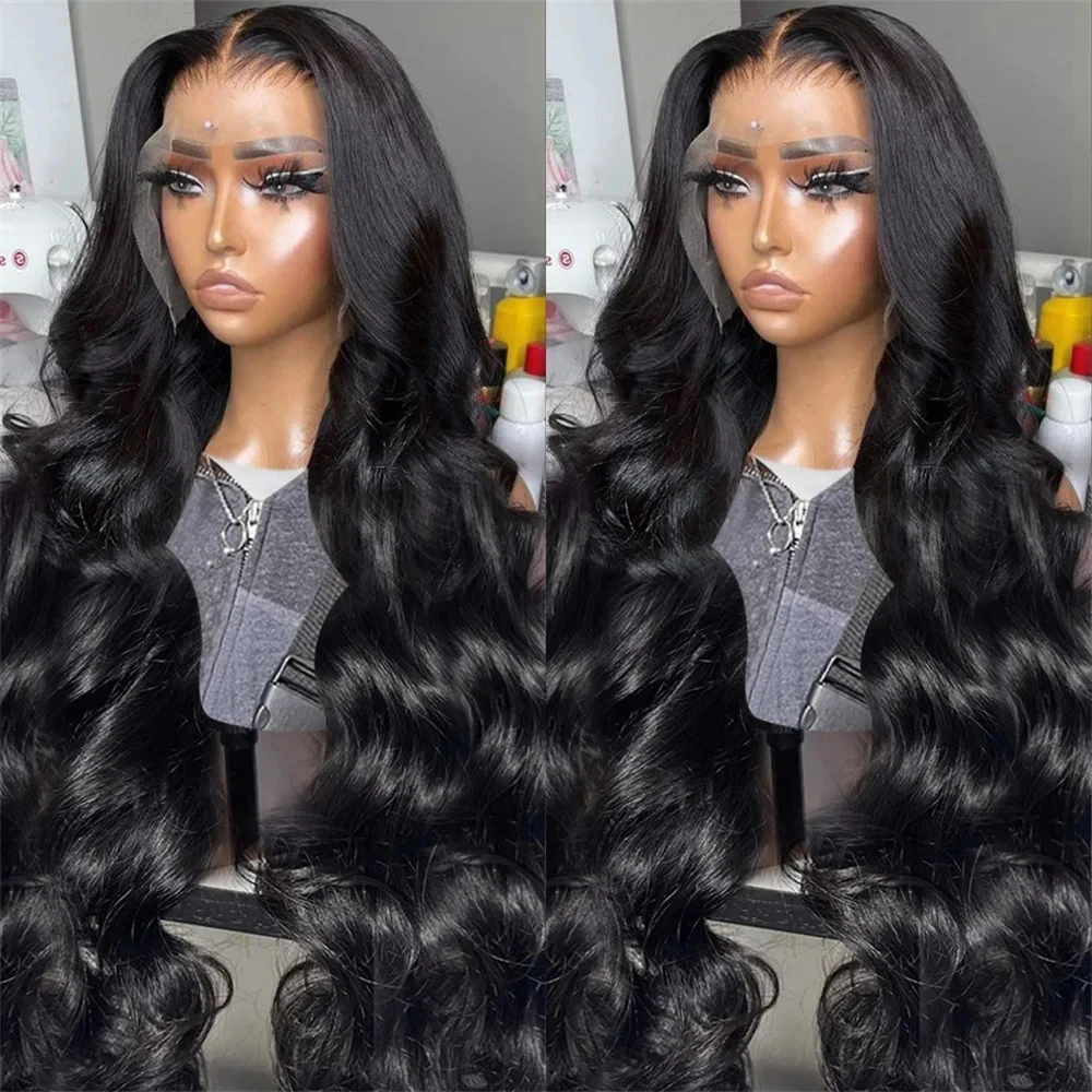 Miniask 4X4 Lace Closure Brazilian Bone Body Wave Wig 13X4 13X6 Lace Front Human Hair Natural Color Wig For Black Women On Sale