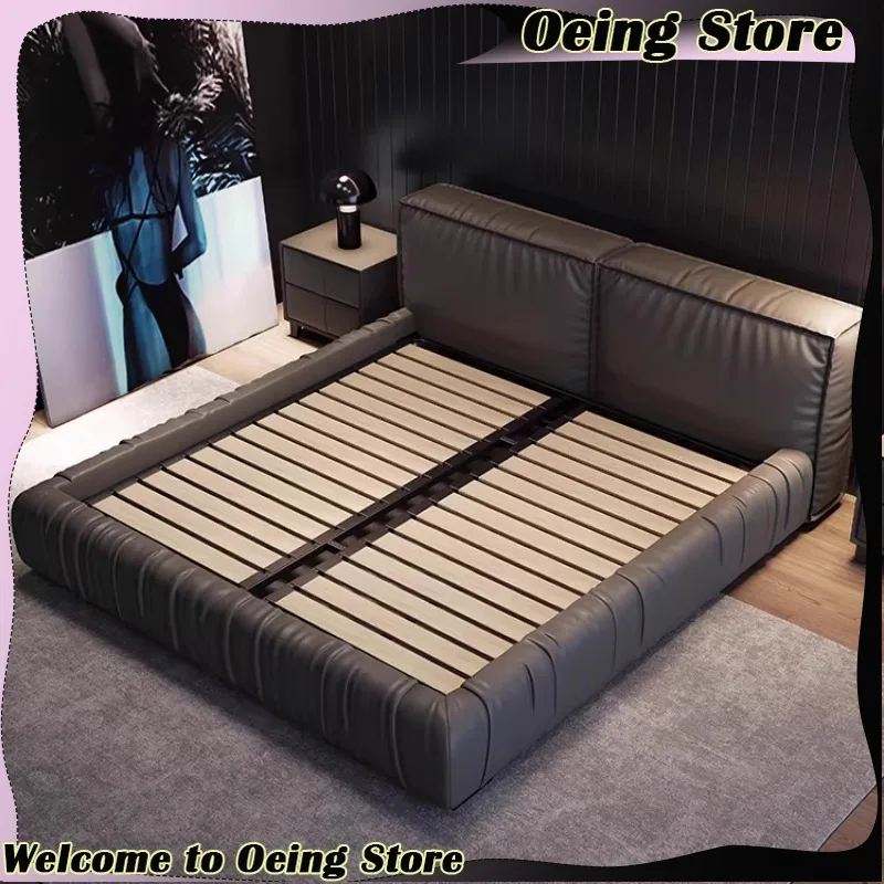 

Bedside Table Nordic Bed Headboard Fancy Modern Lounge Bed Dressers Double Cama De Lujo Para Dormitorio Bedroom Set Furniture