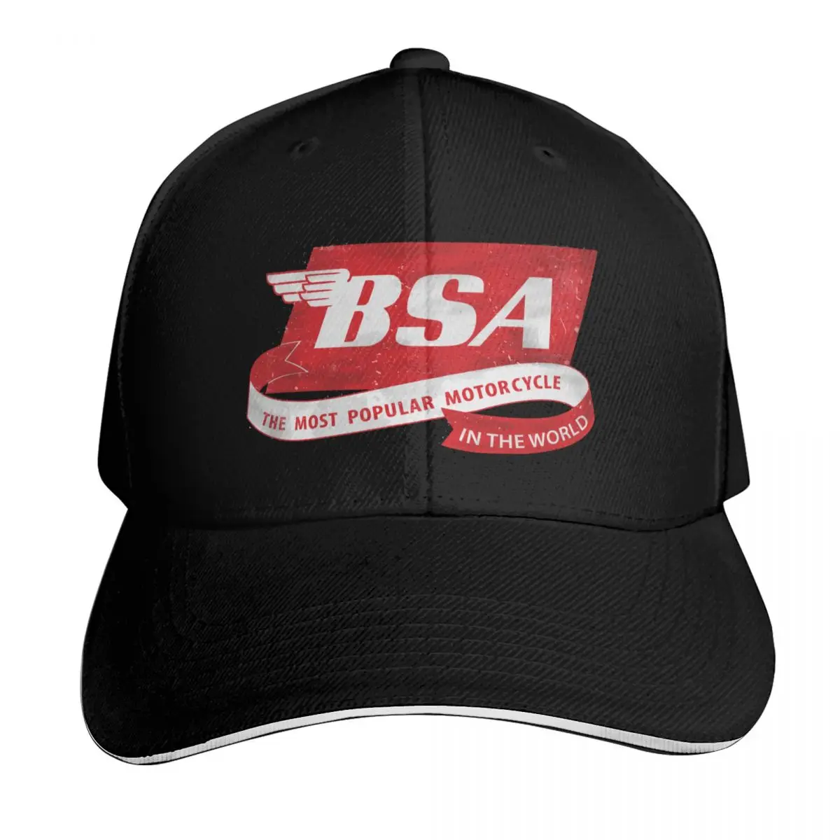 BSA vintage sign Baseball Cap Breathable Mesh Back Adjustable Buckle Closure Moisture Wicking Quick Dry