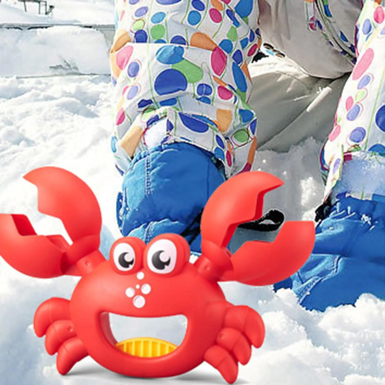 Snowball Maker Tool for Children Outdoor Winter Play Beach Sand Toy with Handle Easy Grip Mold for Family