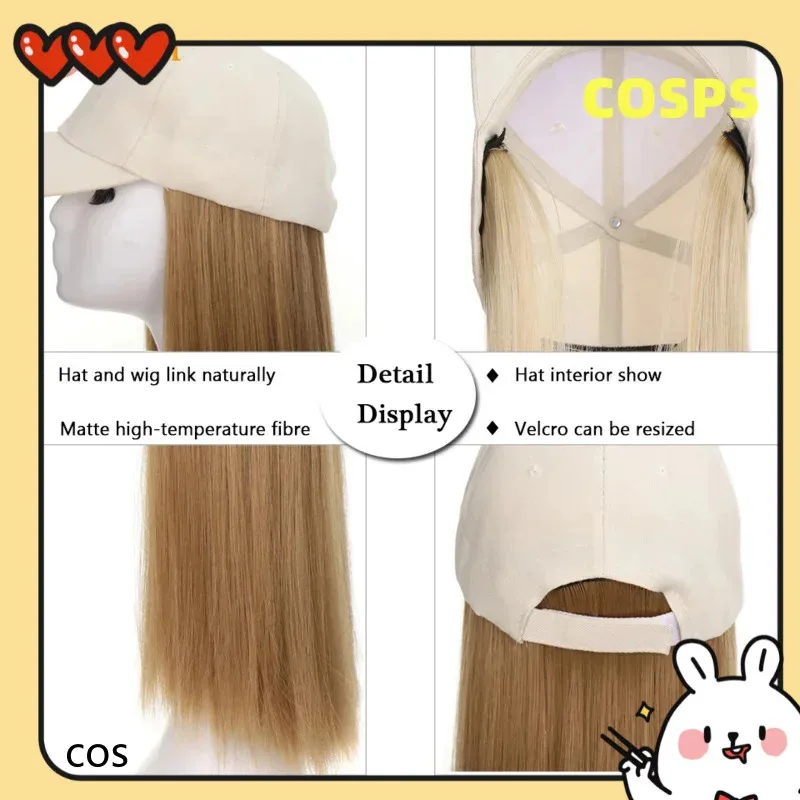 

NO6 MEIFAN Синтетические пушистые волнистые вьющиеся натуральные волосы со шляпой Бейсбольная кепка Naturally Connect Регулируемая шляпа дальнобойщика Парик AOCOS