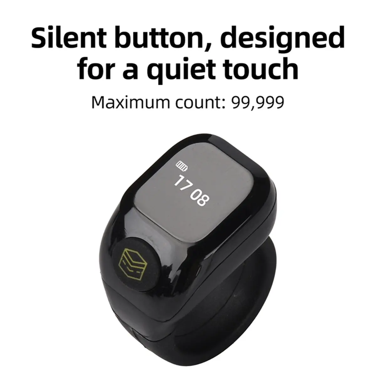 618 Mega Sale 3in1 Bluetooth Ring Counter with OLED Display,Interchangeable Shaft Electronic Tasbih Counter,for Prayer Green