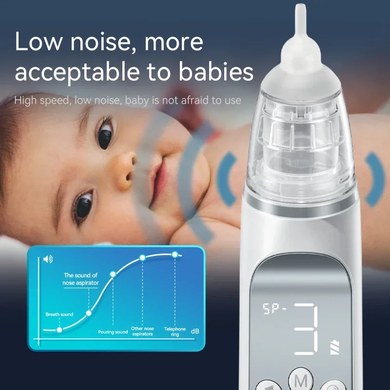 Electric Nasal Aspirator for Children Infants Clean Snot Booger Nasal Obstruction Suction Machine Home Use