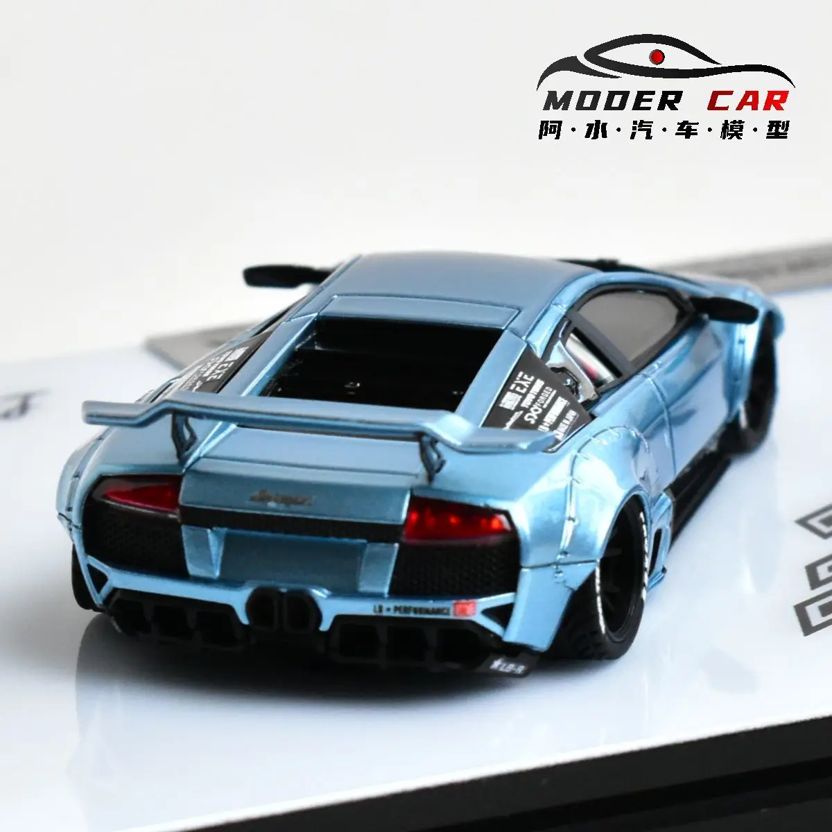 LB Works 1:64 Awesome Murciélago Dual car set Souvenir Resin Diecast Model Car