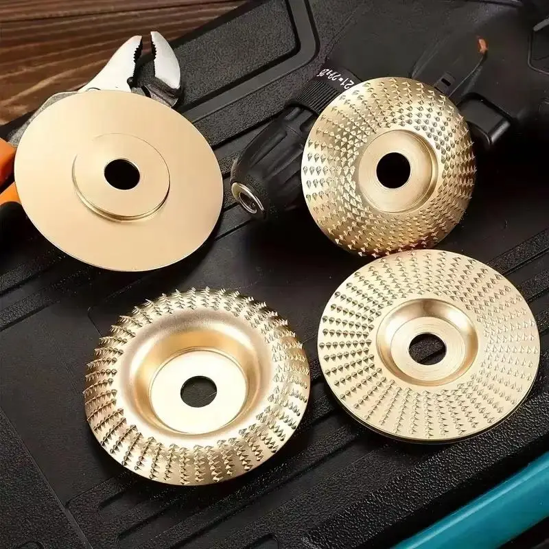 [New] 3Pcs Woodworking Grinding Disc Set For Electric Grinder Wood Cutting Engraving Polishing Tool Kit