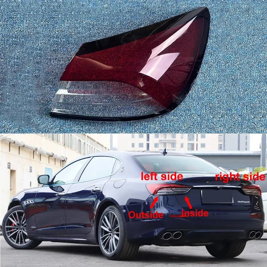 

For Maserati Quattroporte 2021 2022 Rear Outer Tail Lamp Cover Brake Lights Shell Replace The Original Lampshade