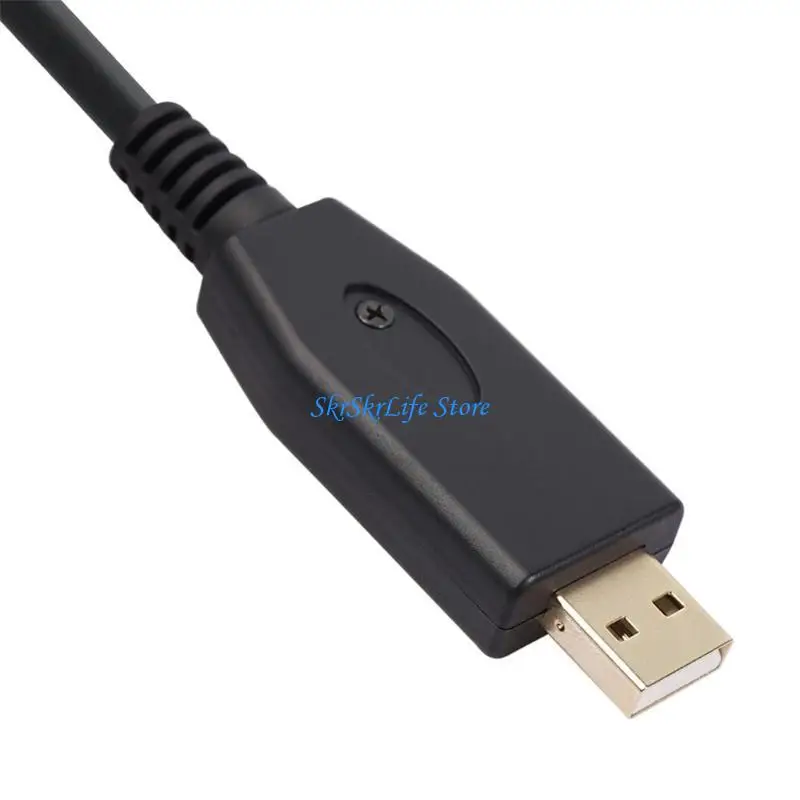 E65E Gold Plated USB to 6.35mm Cable Noise Reduction Studio Recording Accessory