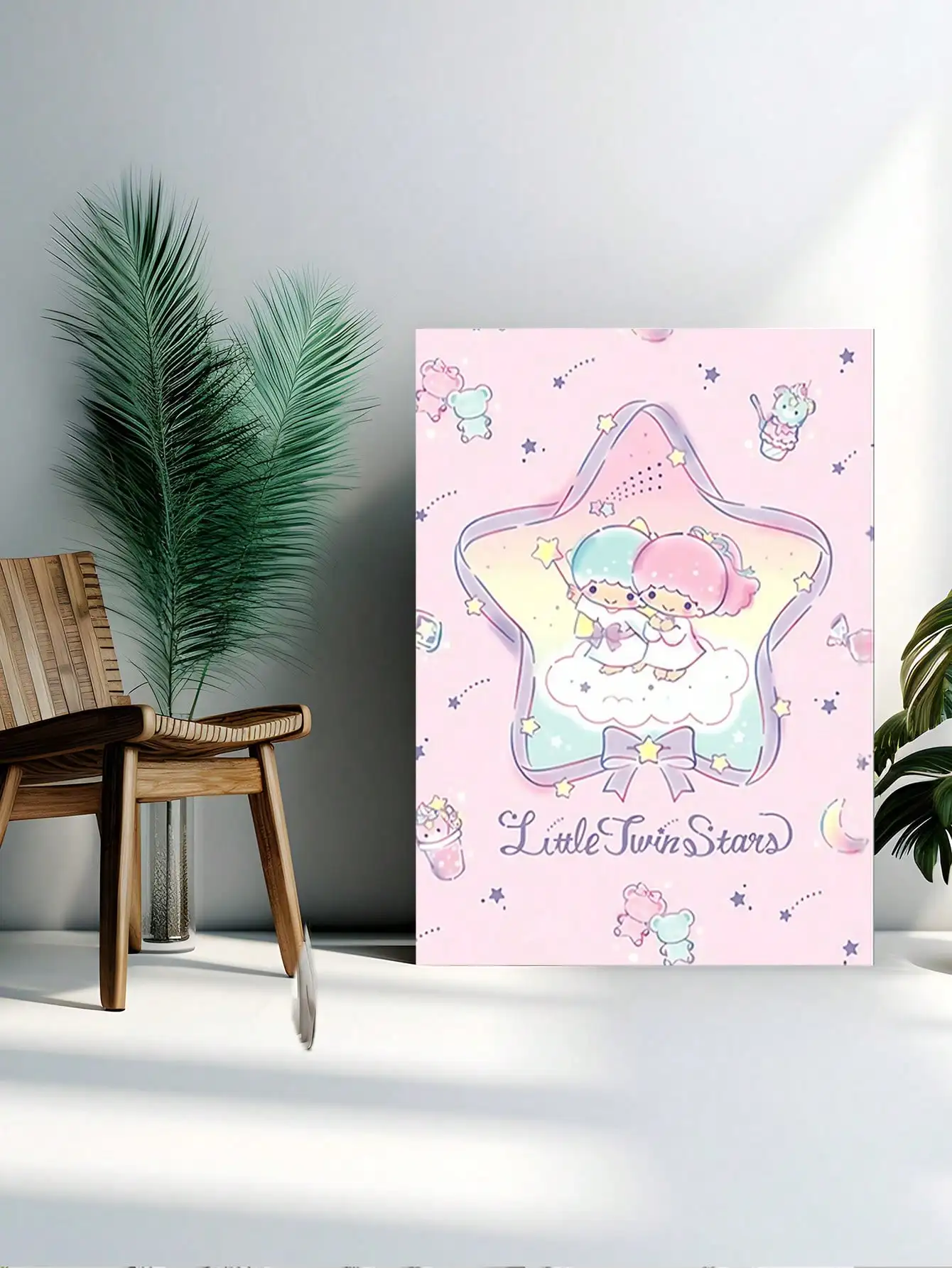 Anime Peripheral Sanrio Poster Cute My Melody Canvas Painting Print Children's Room Decoration Christmas Gift frameless