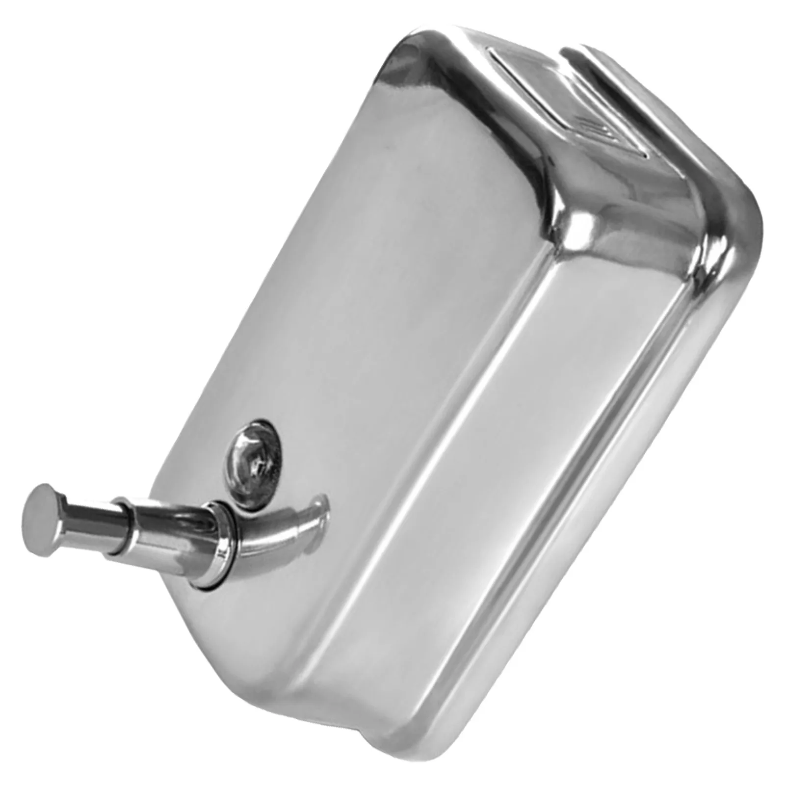 

1Pcs Stainless Steel Wall Mounted Soap Dispenser for Bathroom Hotel Home Large Capacity Press Type Touch Free Soap Bottle Easy