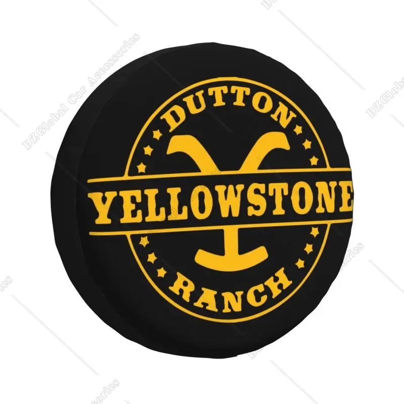 Custom Yellowstone Dutton Ranch Spare Tire Cover for Toyota RAV4 Prado 4WD 4x4 SUV Car Wheel Protector 14