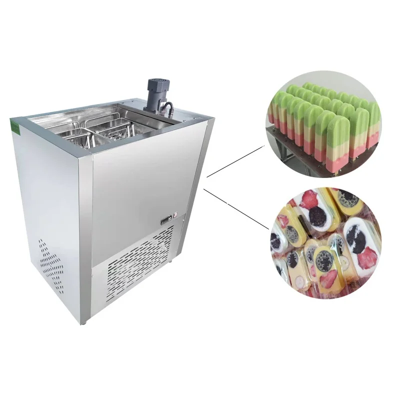 Small Commercial Popsicle Making Machine Supermarket Convenience Store Single Double Mode Ice Cream Machine With High Quality