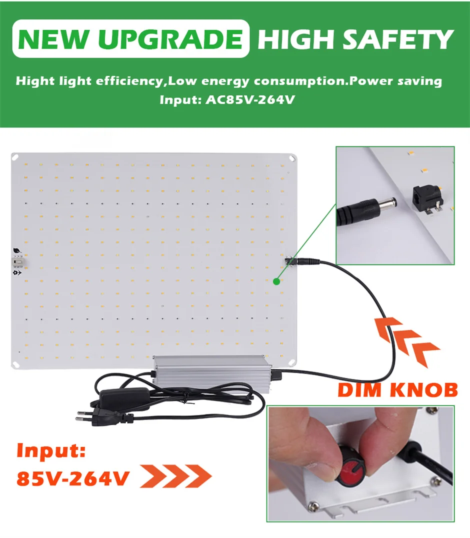 Imagem -03 - Qkwin-smd Led Cresce a Luz Espectro Completo Faça Você Mesmo com Luz Vermelha Qbs 150w