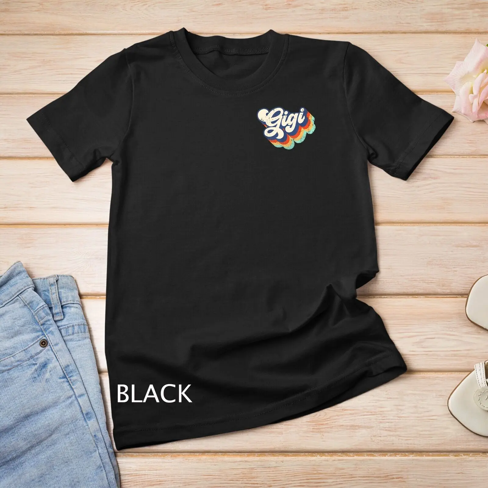 

Футболка в стиле ретро Cute Gigi for Grandma Best Ever ко Дню матери