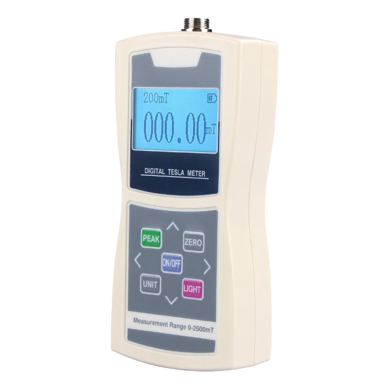 Teslamètre Numérique – Compteur Gauss Avec Sonde Hall, Mesure De 0 à 2400 MT, Pile 9V Non Incluse