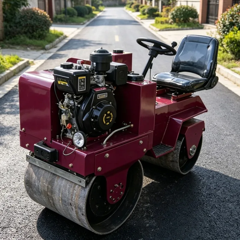 

Customized Hydraulic Road Roller Ride-on Vibratory Compactor Double Drum for Asphalt Surface Gravel Sand Compaction Project
