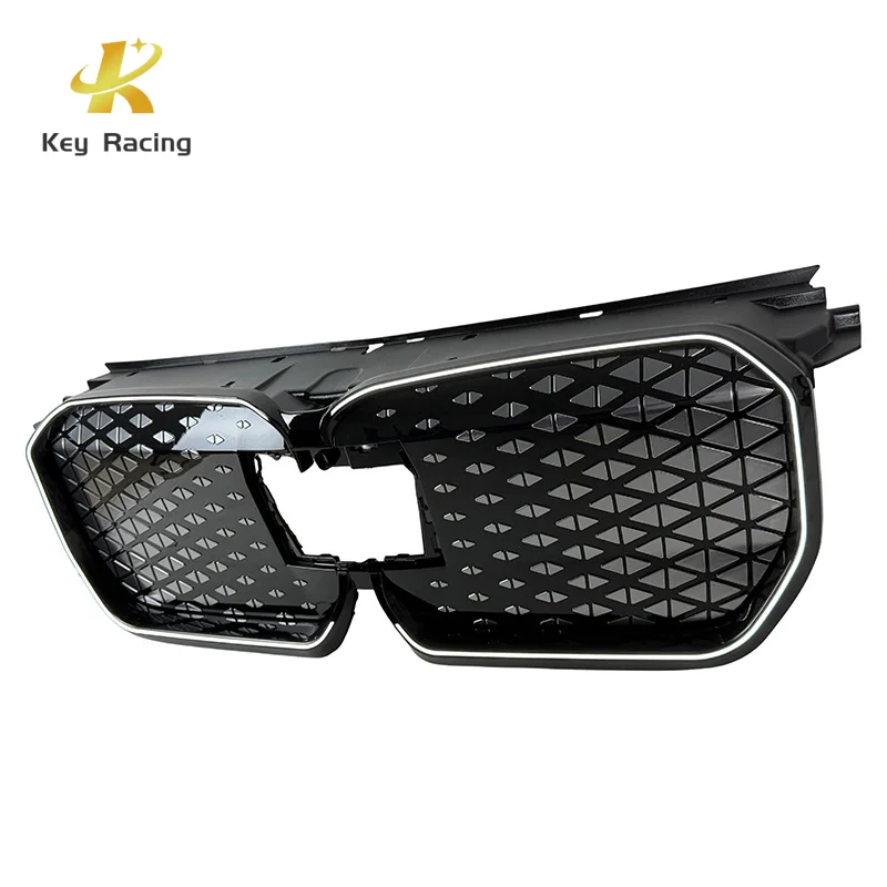 IX1 Front LED Grille For BMW iX1 U11 2023-2026 xDrive EDrive Front Bumper Grill Grid with Light Lamp Illuminated Mesh