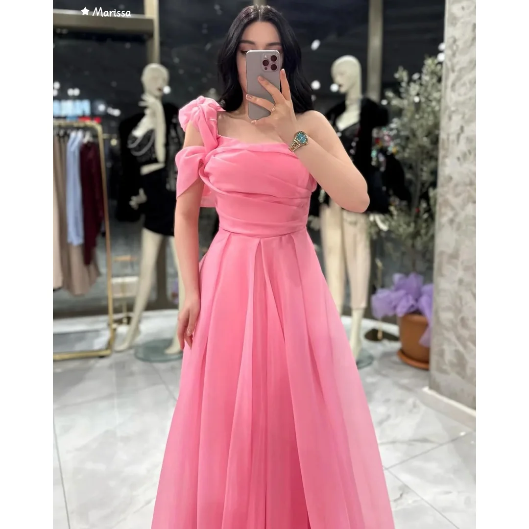 Marissa vestidos de noite para ocasiões especiais feitos sob medida vestidos de ocasião para festa de luxo fora do ombro a linha tule