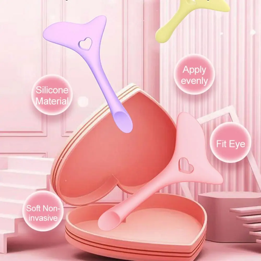 2 個 2in1 アイライナーステンシルウィングチップアイシャドウ口紅アイライナー補助ツールシリコーンつけまつげシールマスカラ描画補助