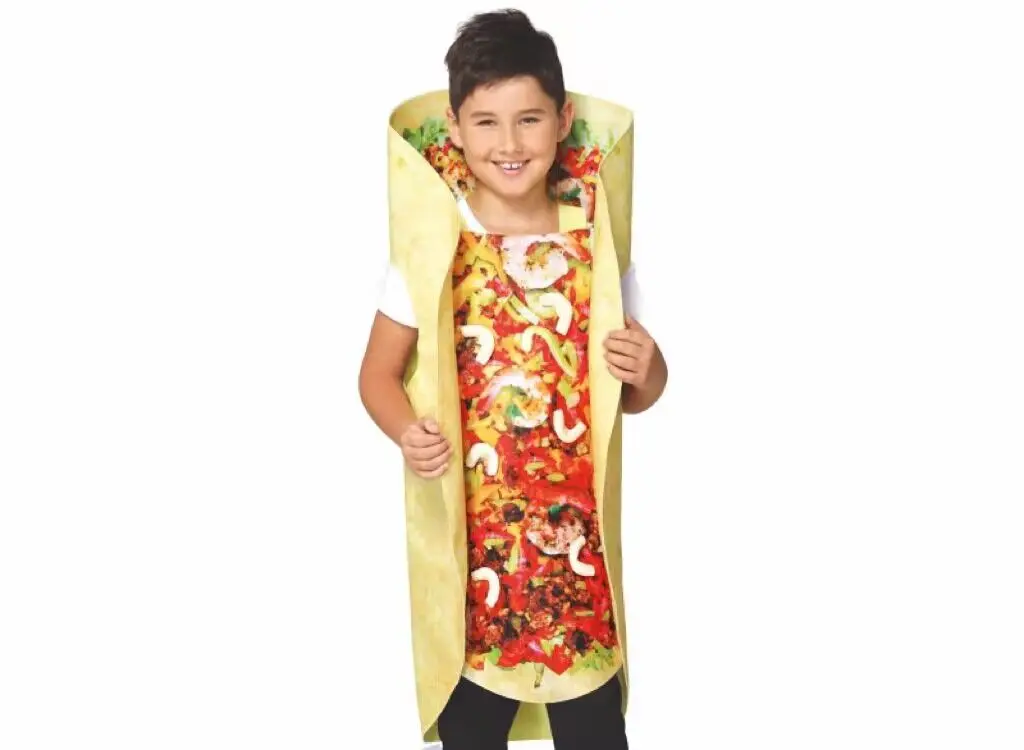 Halloween Cosplay Taco Costume Food Party Clothes For Adult And Children