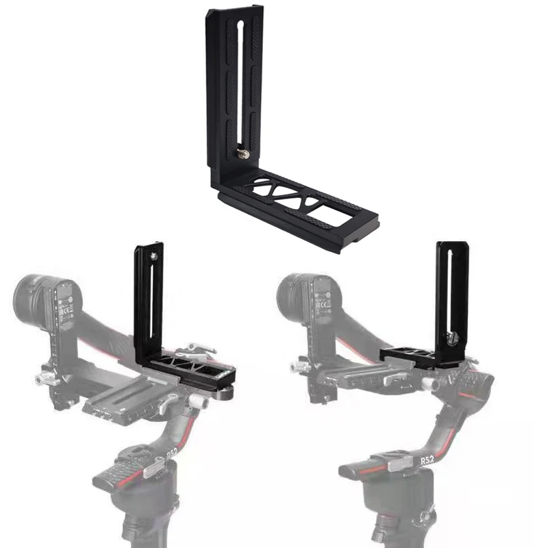 Camera L-Shape Bracket Vertical Video Shooting for DJI Ronin RSC2 RS2 RS3 RS 3mini RS 3pro Handheld Gimbal Stabilizers