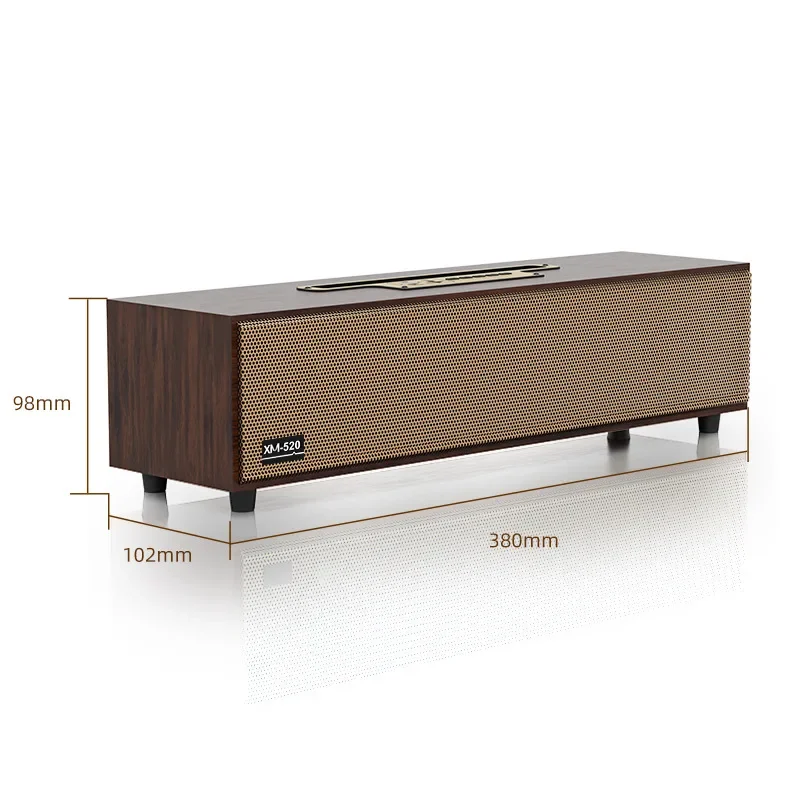 

Wireless Speaker Bluetooth Sound Box TF Card Computer Sound Bar Wooden Subwoofer Outdoor Home Portable Stereo Boombox for Phone