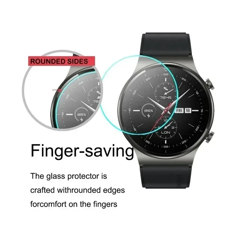 1-5pcs HD Tempered Glass for Huawei Watch GT SE 2 3 4 Runner Smartwatch Screen Protector Explosion-Proof Film for Huawei Watch