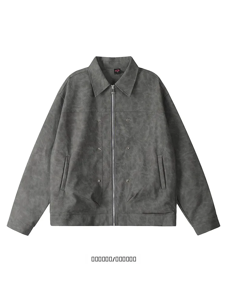 

Пальто Dr Chaser American Simple Dye с воротником на молнии, удлиненное, для пар, осенне-зимняя мода