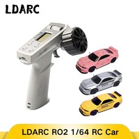 LDARC R02 1/64 Scale Mini RC Sports Car RTR/BNR, Tabletop Remote Control Racing Vehicle for Adults and Kids, Ready to Run Gift