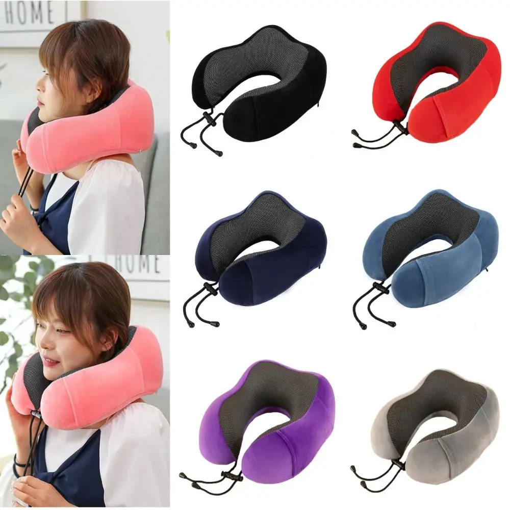 New styler 30*25*15cm U Shaped Pillows Neck Support Neck Protect Cushion Cushion Without Carry Bag Slow Rebound Travel Pillow