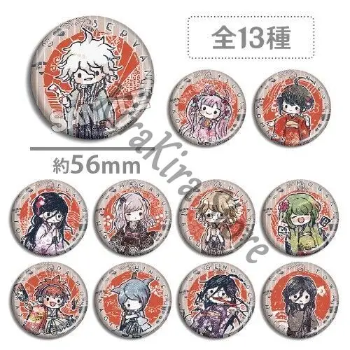 

Enoshima Junko Anime Cute Badge Danganronpa Nagito Komaeda Brooch Tinplate Breastpin Mikan Tsumiki Emblem Collection Decor