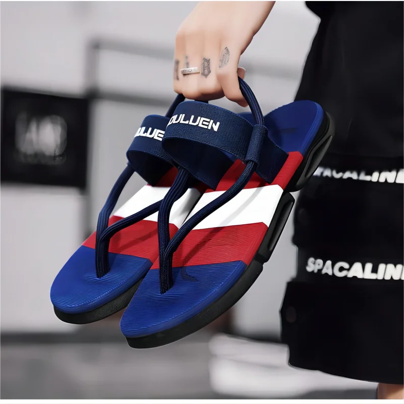 

New High Quality Brand Hot Sale Flip Flops Men Summer Beach Slippers Fashion Concise Slides Casual Men Slippers Beach Outdoor