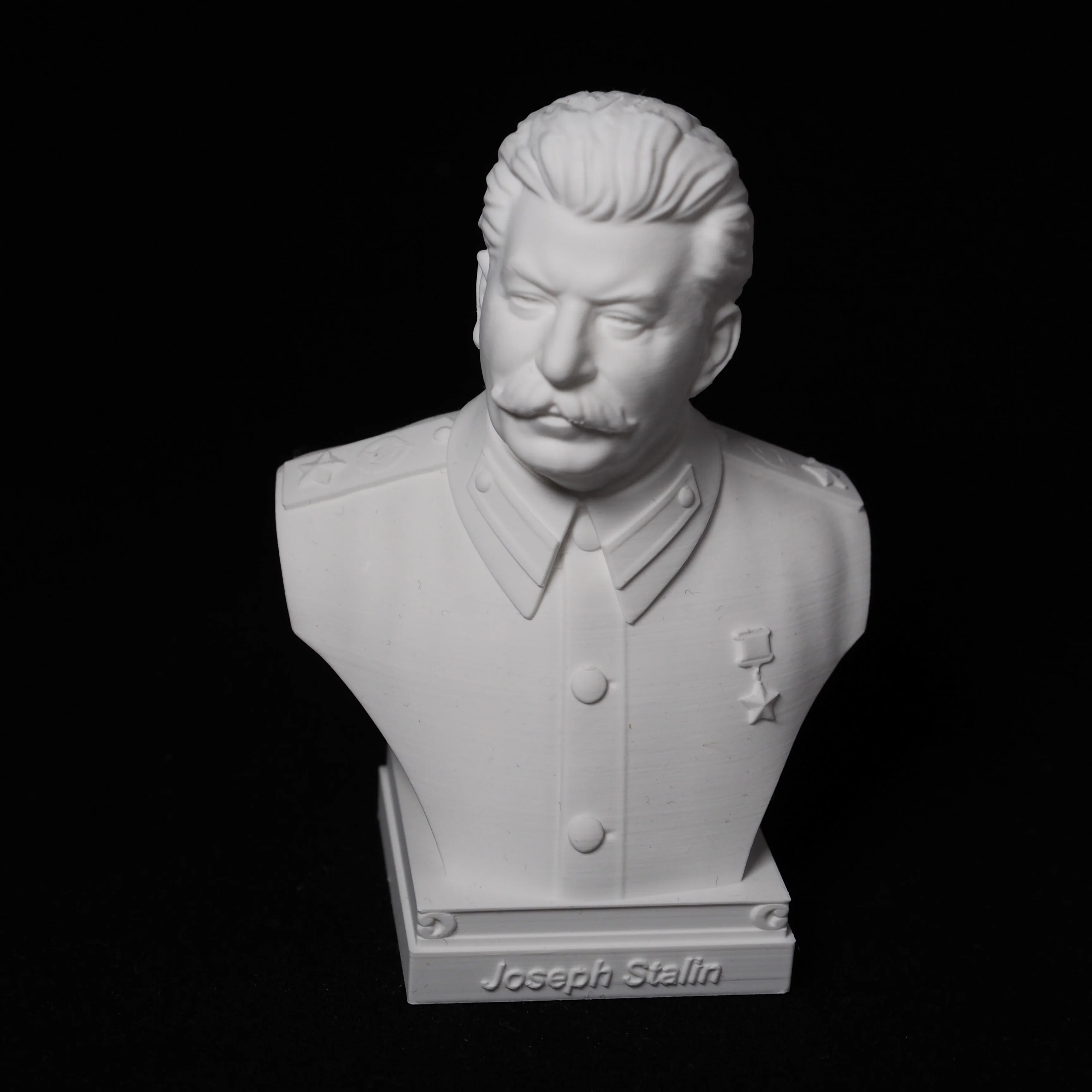 Joseph Stalin Ornaments Statue Hand Model Decoration Bust Crafts Great Man Portrait Desk Desk, 3D Printing PLA Plastic