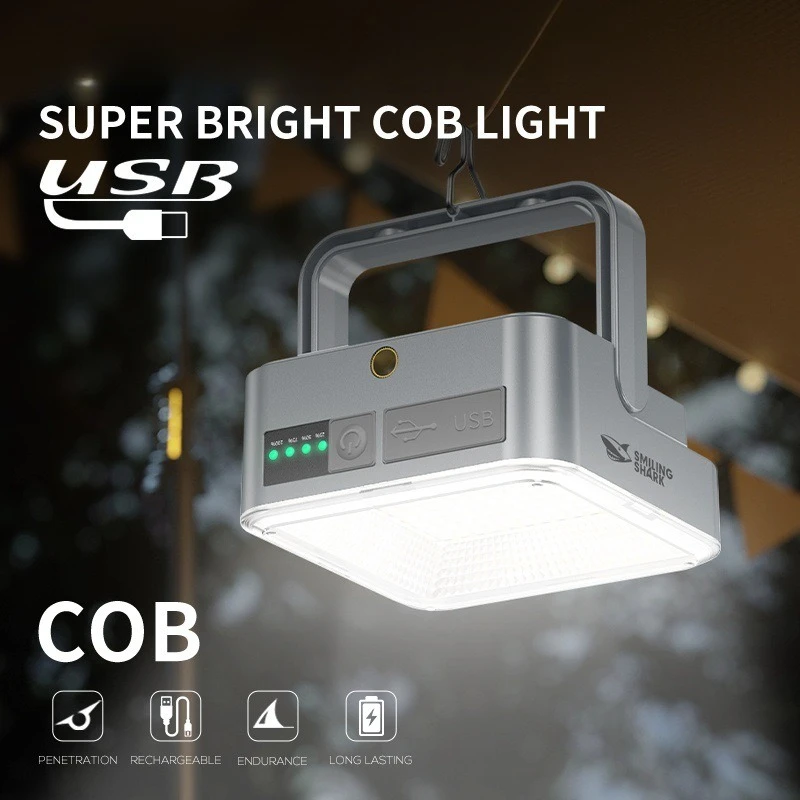 

120LED Bright Floodlight Solar Rechargeable Camping Lantern 3 Color Dimming Tent Light Outdoor Waterproof Emergency Work Lamp
