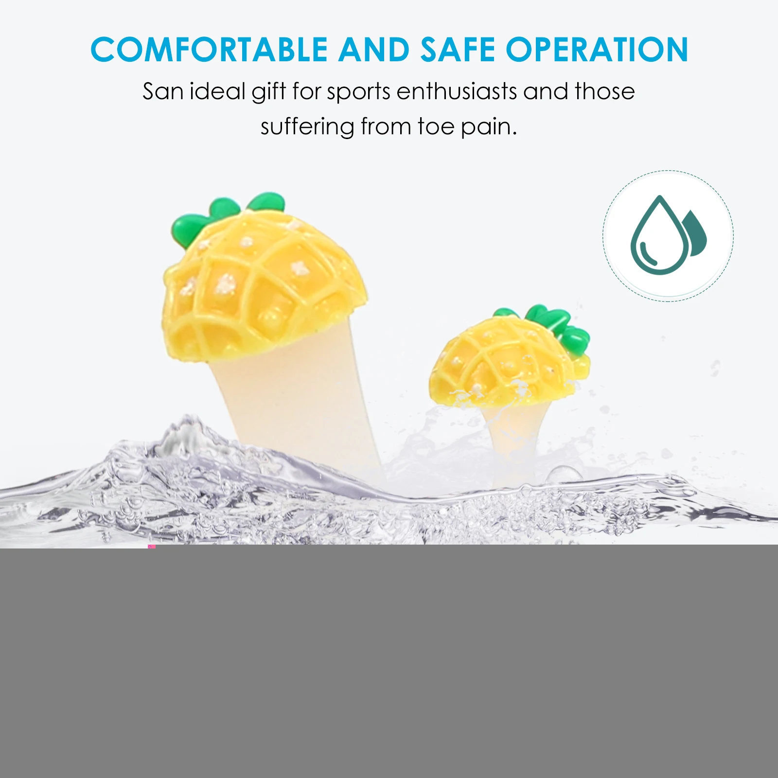 

24 Pcs Reusable Protector Silicone Nail Toe Separator Tool Nail Toe Separator Protector Dividers