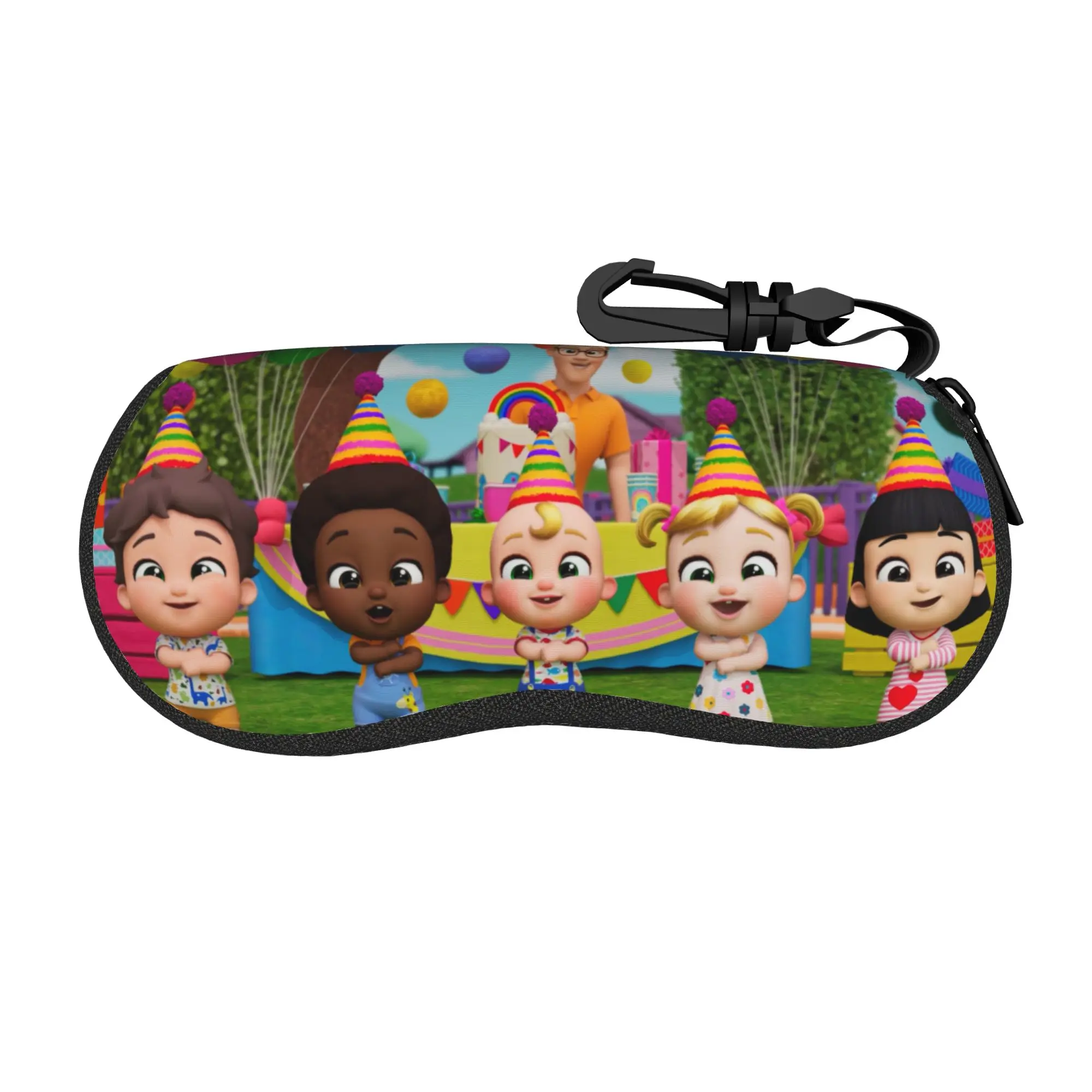 Little World cartoon anime Glasses Case Gifts For Women  Zipper  Reading Protector Ins Glasses Box