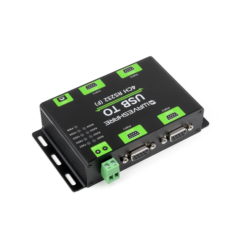 

USB to RS232 4-Ch Industrial FT4232HL UART Anti-Static Supports Mac/Linux/Android/Windows