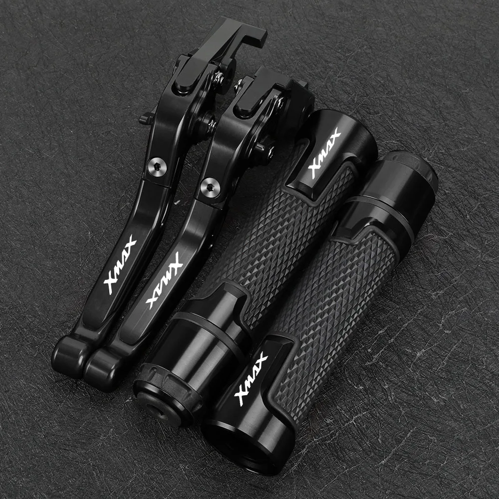 

Extendable Clutch Brake Levers Motorcycle Handbar Grips FOR YAMAHA Scooters XMAX250 XMAX 125 X MAX 400 X-MAX 200 250 400