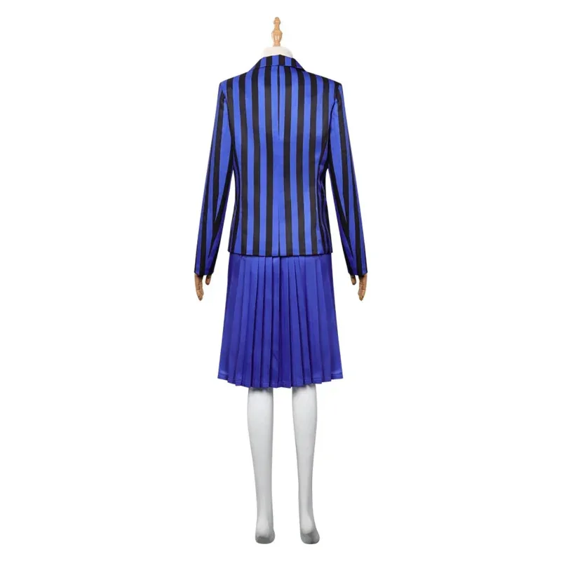 Lyou 2025 Wednesday Addams Enid Sinclair Cosplay Costume School Uniform Coat Skirt Halloween Carnival Suit For Women Girls ★ ★ ★